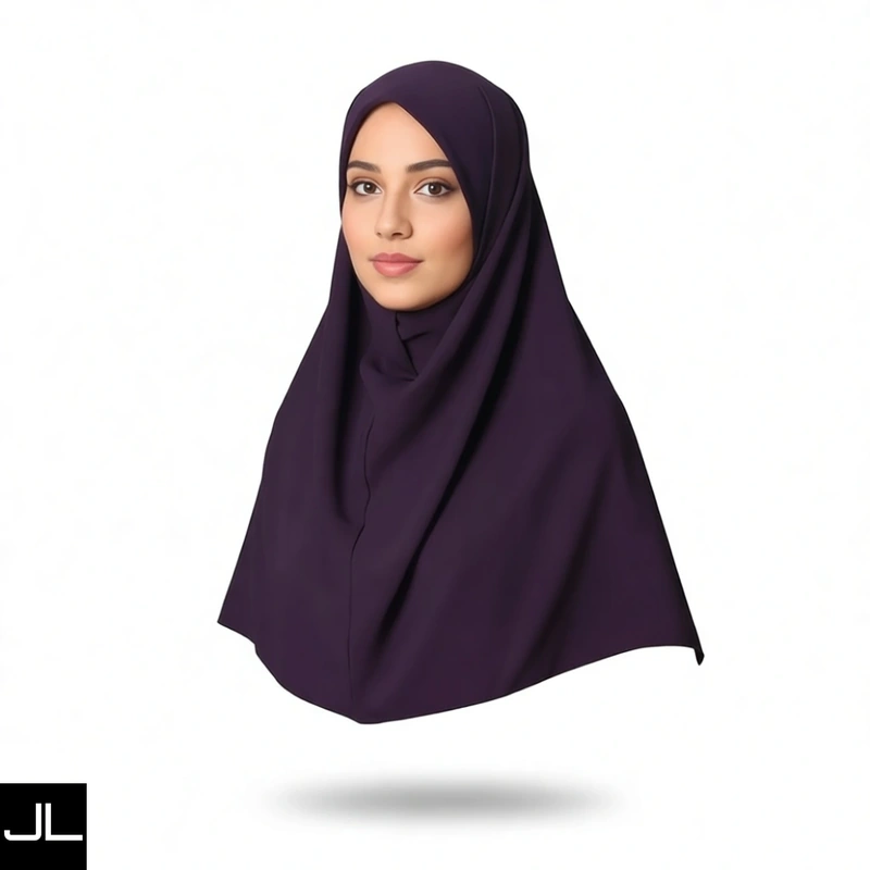 مقنعه مدل کرپ کره - تصویر جیلایف